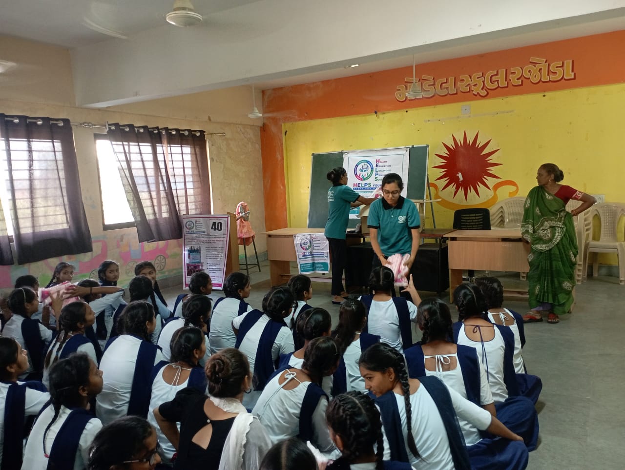 My Health My Help:Helps Foundation's 40th Women's Health Awareness Program was held at Rajoda School